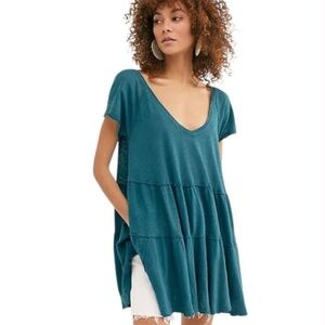 Free People We The Free Sunshine in the Rain Tee Size Small